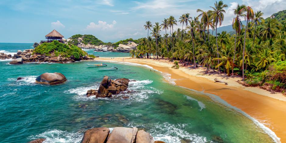 Playa Cabo San Juan del Guía, en el Parque Nacional Natural Tayrona