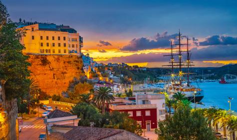 Getty Images Mahón tiene un puerto natural de 6 km de longitud